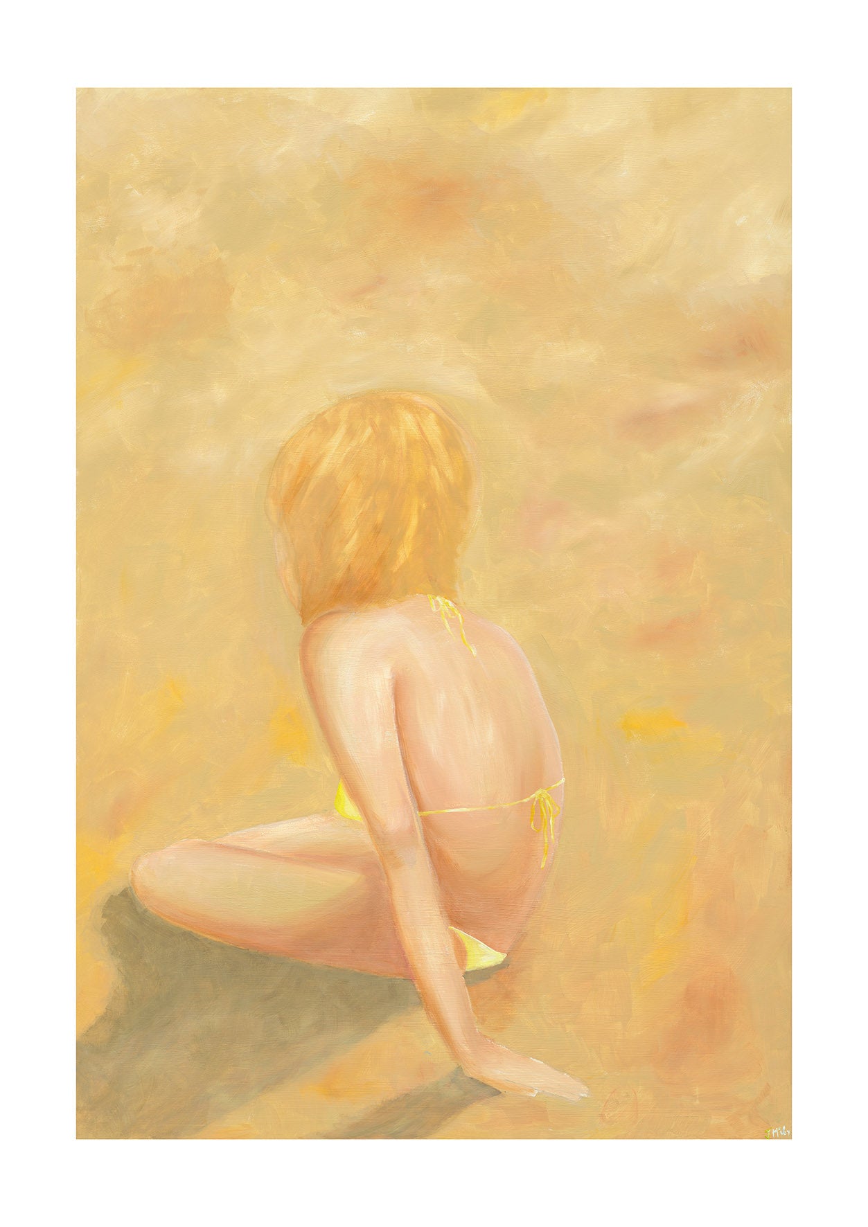 Beach Girl - limited edition print